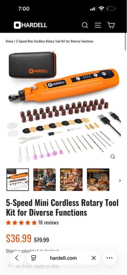 HARDELL Mini Cordless Rotary Tool