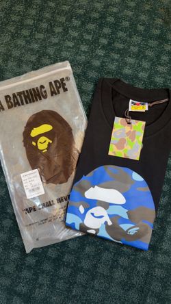 Blue bape tee