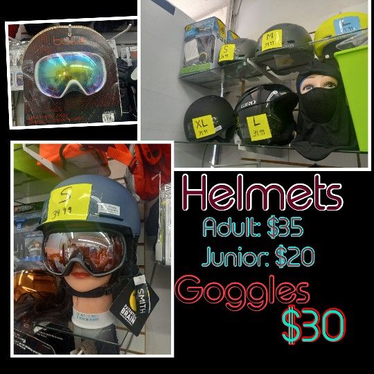 Snow Goggles & Helmets