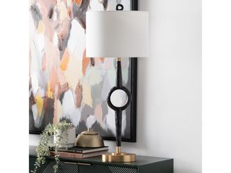 Creed Black/Gold Table Lamp (Set of 2)
