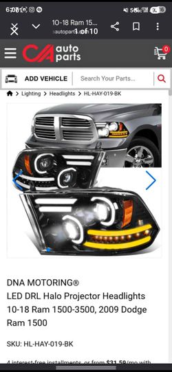 Dodge Ram Headlights