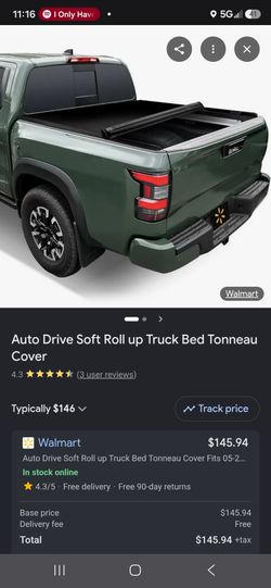 Auto Drive soft roll up tonneau cover