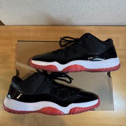 Jordan 11 Bred Low Sz 12