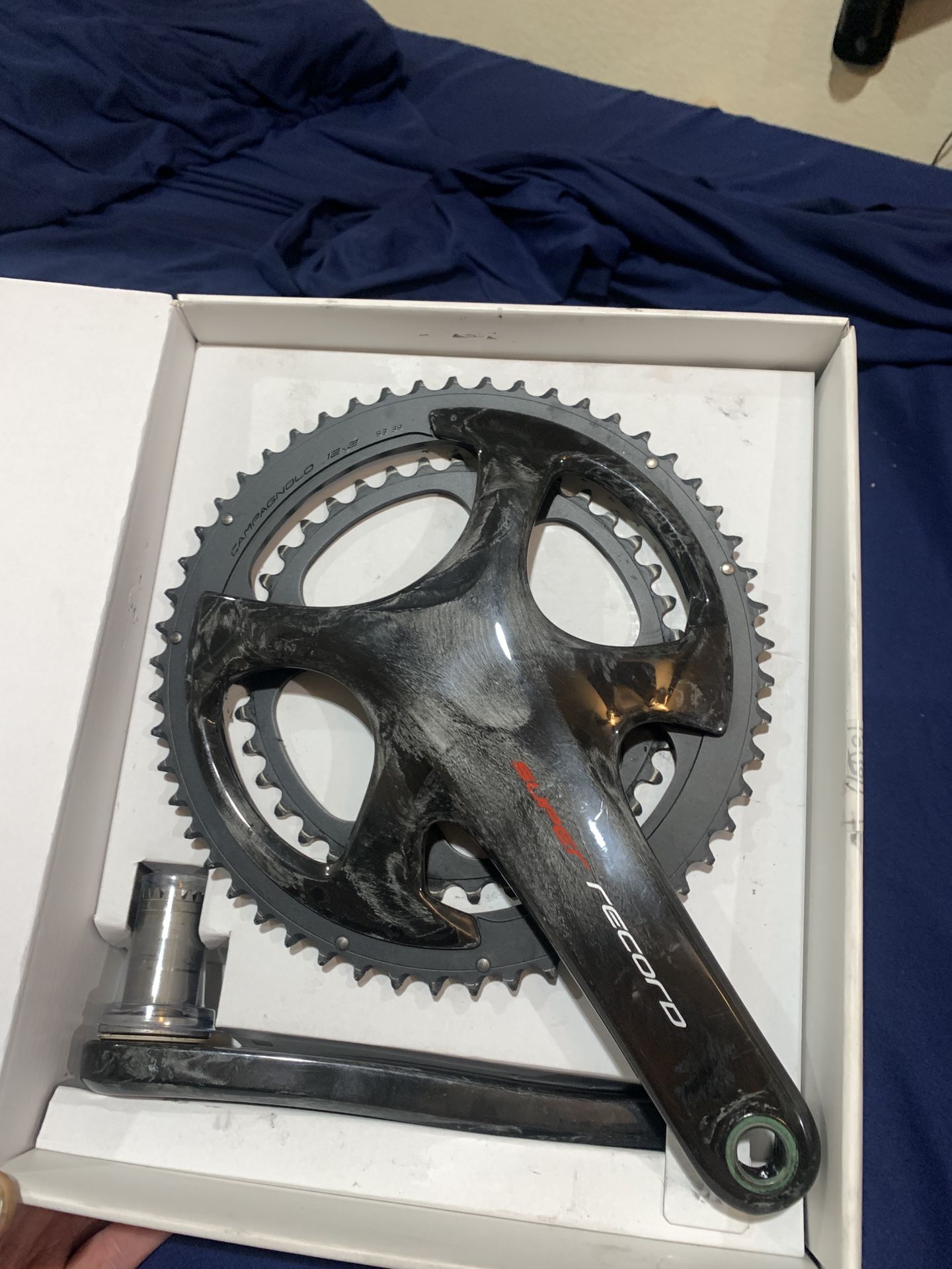 Campagnolo Super Record 12 Speed Ultra Torque Crankset 53/39