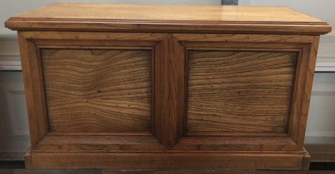 small cabinet chest with pull down door