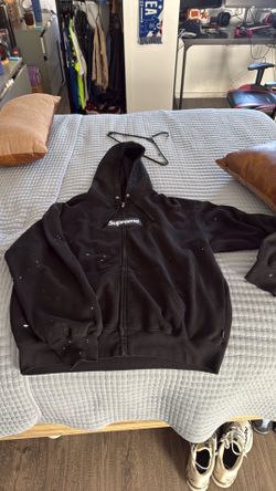 Supreme Mm6 black hoodie