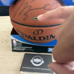 Michael Jordan Signed & Authenticated Official NBA BALL 