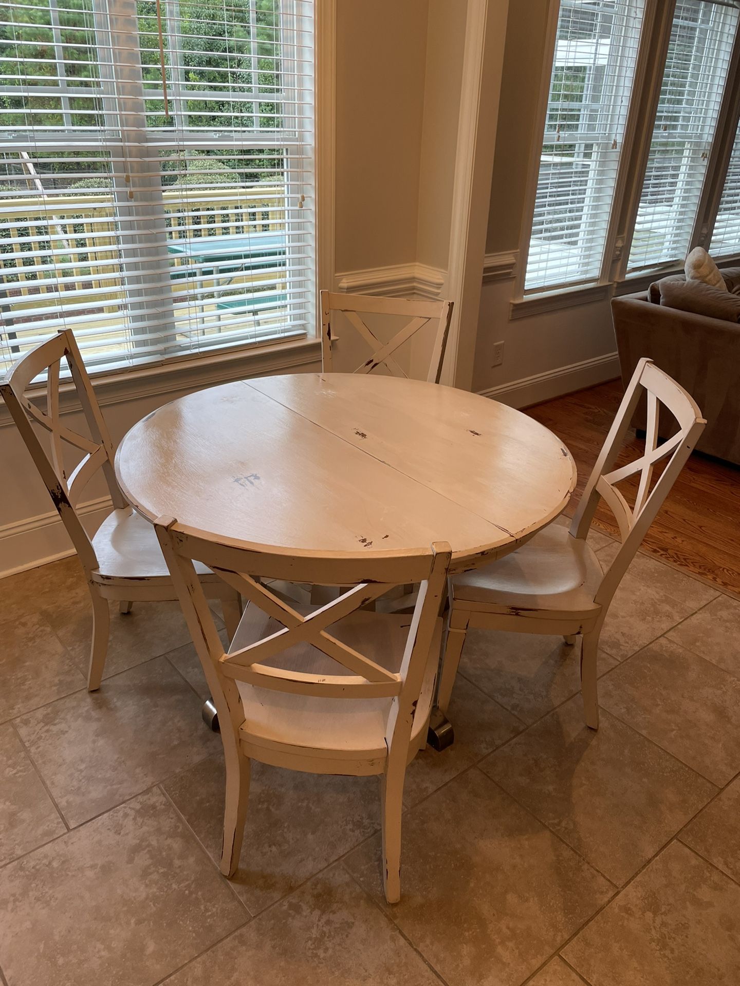 White Kitchen Table | White Dining Table