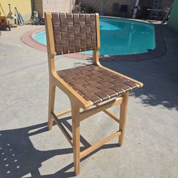 Leather Counter Chair