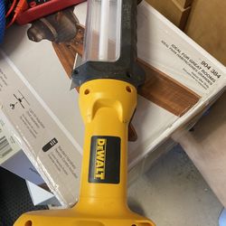 Dewalt 18 Volt Light and Drill.