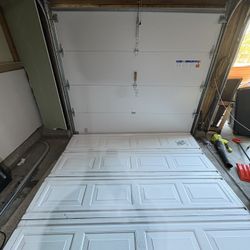 Single Car Garage Door + Door Opener 