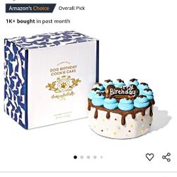 New In Box. BIRTHDAY CAKE FOR DOG. SEE PHOTOS. CASH, PICKUP ONLY