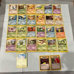 27 Vintage E Series Pokemon Cards With 2 First Edition Cards