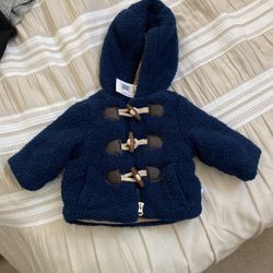 Baby Winter Jacket Sweater Coat Navy Blue