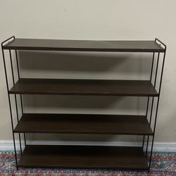 Metal MCM 4 Tier Bookcase Shelf Unit