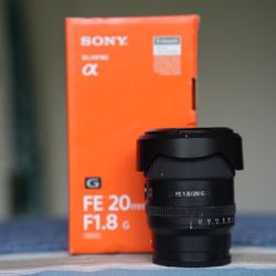 Sony 20mm 1.8 G 