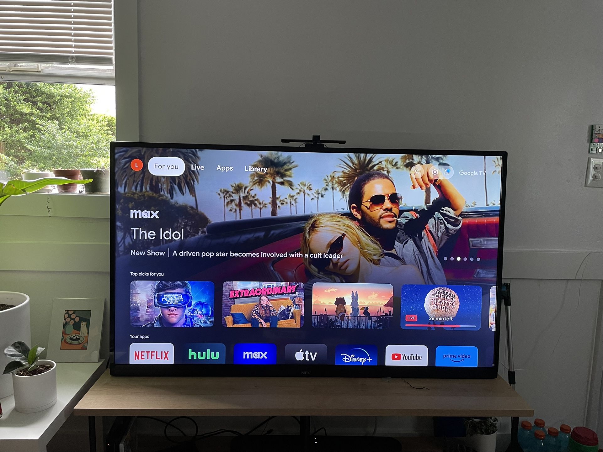 65” NEC Flatscreen TV