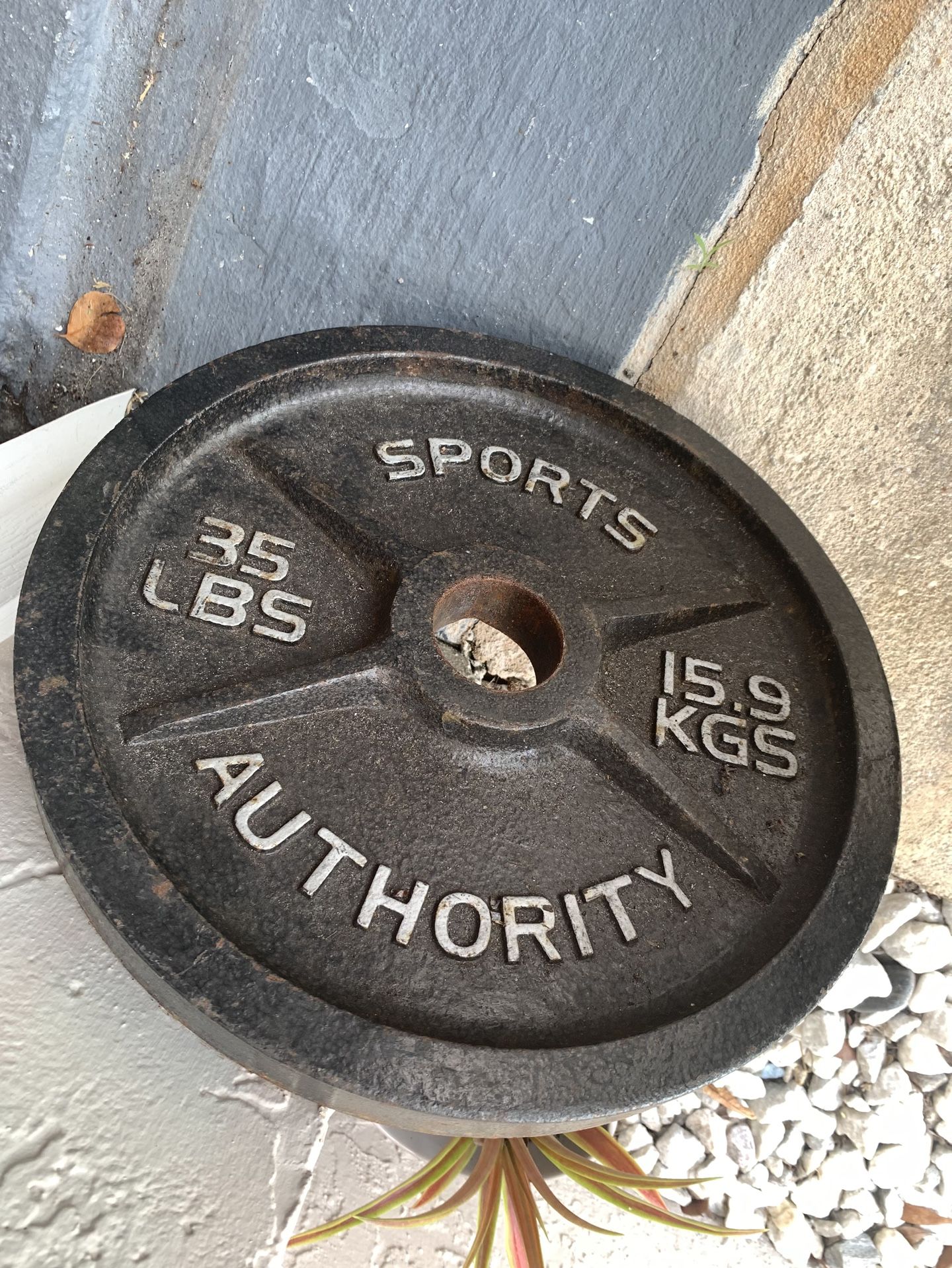 Steel Weight - 35lb