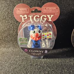 MiniToons PIGGY Series 1 CLOWNY 3.5" Action Figure Exclusive DLC Code New!