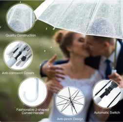 Clear Umbrellas 12 Pack