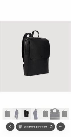 Brand New Sandro Leather Rucksack