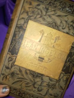 JEAN INGELOW ANTIQUE SHOP POEM BOOK!!!