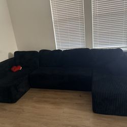 Black Pillow Couch