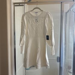 Express Ivory Sweater Dress Sz M- Brand New With Tags-$15