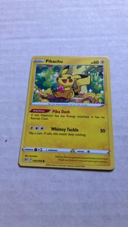 Pokemon card pikachu