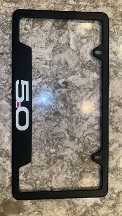 5.0 Mustang License Plate Frame – Brand New – $10