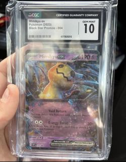 Mimikyu ex Black Star Promo CGC 10 x2 - Will Negotiate 