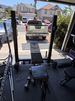 Bench with  Rack