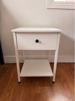 White Nightstand / Side Table