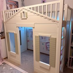 Pottery Barn Twin Loft House Bed