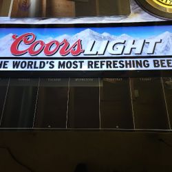 Large Dry Erase Days Of The Week Coors Light 