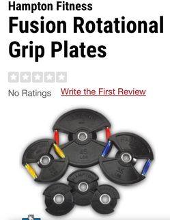 Hampton Fitness Fusion Rotational Grip Plates