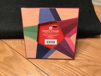 Tabletop photo frame holder star theme