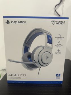 Brand New Turtle Beach Atlas 200 Wired Over-Ear Gaming Headset for PS5/PS4