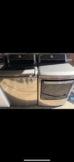 LG WASHER AND GAS DRYER HE 5.0&7.4 CUFT EXTRALARGE CAPACITY