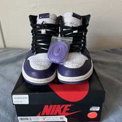 Jordan 1 Court Purple