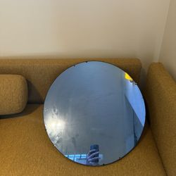 Vintage Blue Mirror