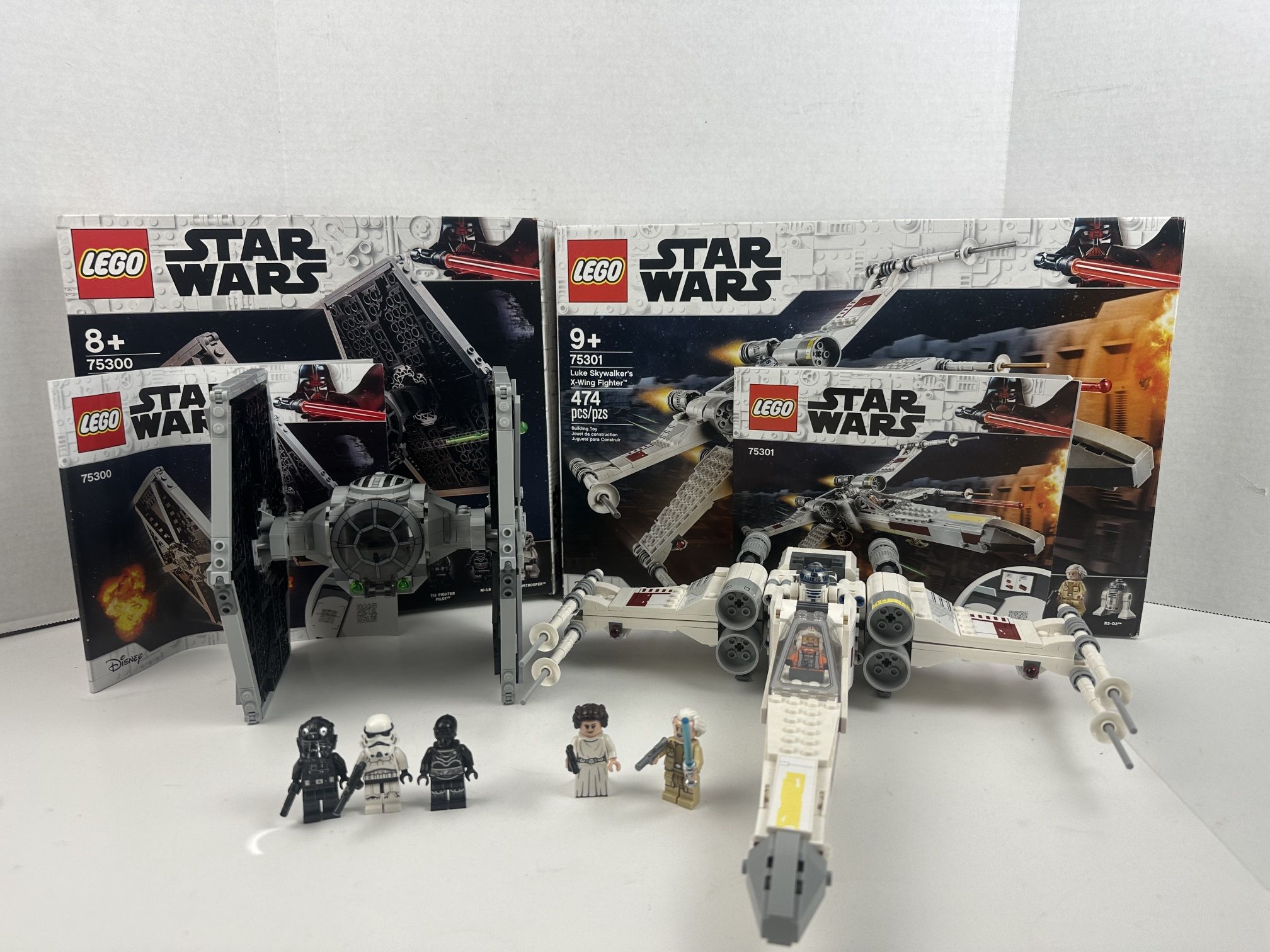 LEGO Star Wars Imperial TIE Fighter 75300 & X-Wing Fighter 75301