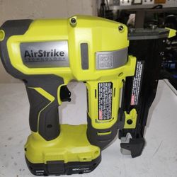 RYOBI AIRSTRIKE 23 GUAGE 18V1'-1'3/8 NAIL 