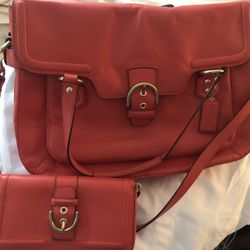 New Coach Bag & Matching Wallet 