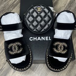 Chanel Slides Brand New With Box And Dust Cover 