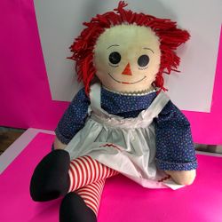 Vintage raggedy and doll