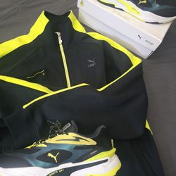Puma Shoes & Matching Track Jacket
