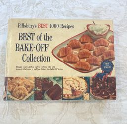 Vintage hardcover Pillsbury cookbook
