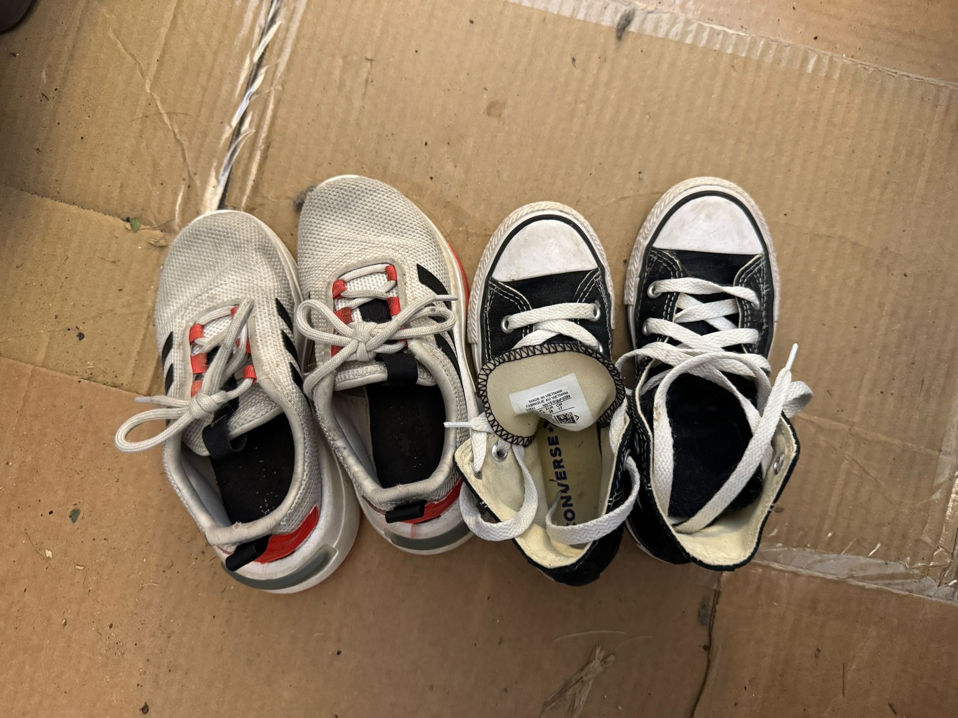 2 Pair Of Toddler Shoes (Used)