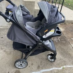 CHICCO Bravo KeyFit Stroller And Infant car seat 